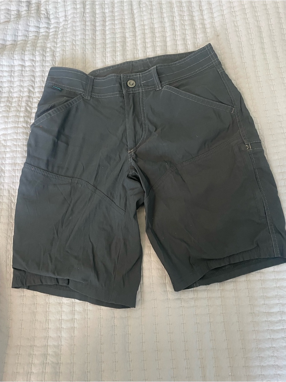 Kühl Men’s Hiking Shorts Size 30 Gray Multi-Pocket Outdoor Trail Shorts